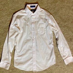 Izod Boys Long Sleeve Dress Shirt 12